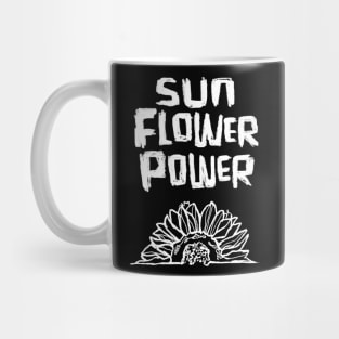 sunflower sun flower power vibes Mug
